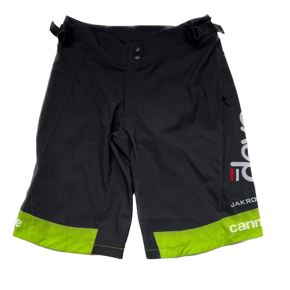 Jakroo Shorts Sz XS Mountain Biking Adjustable Waist Side Zippered Pockets Black